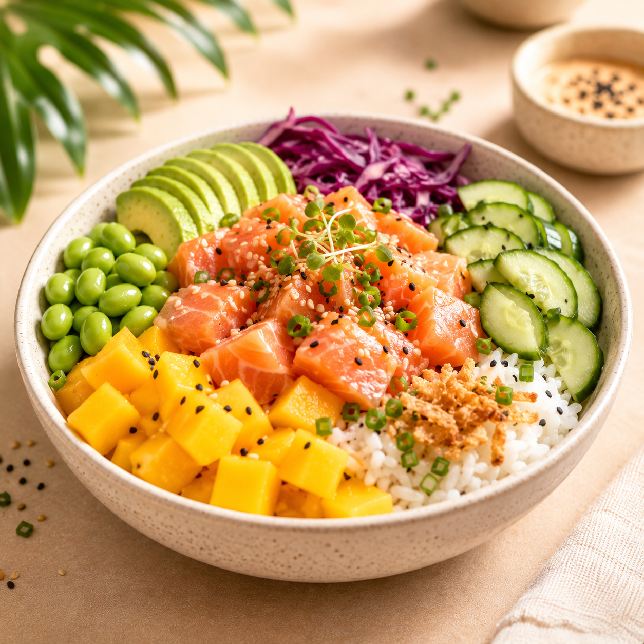Poké Saumon Tropical